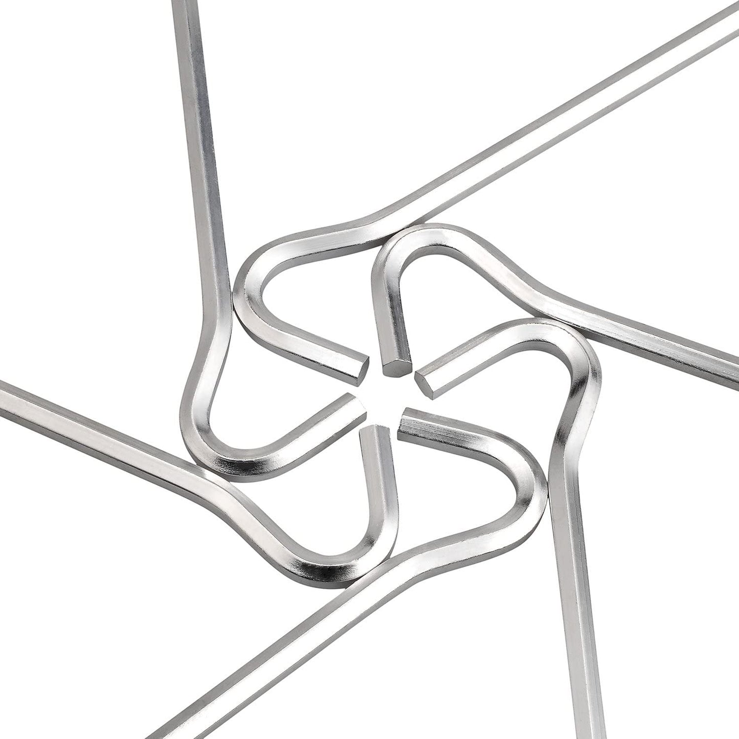 Tent Pegs - Aluminium Tent Stakes Pegs with Hook - 7’’ Hexagon Rod Stakes Nail Spike Garden Stakes Camping Pegs for Pitching Camping Tent, Canopies