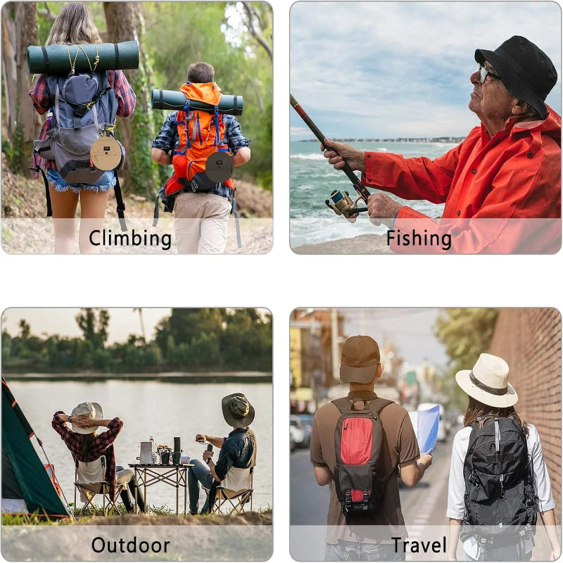 Summer Sun Protection Waterproof Fisherman Hat Bucket Camping Hiking Mountaineering Cap with Storage Bag Anti-Uv Sun