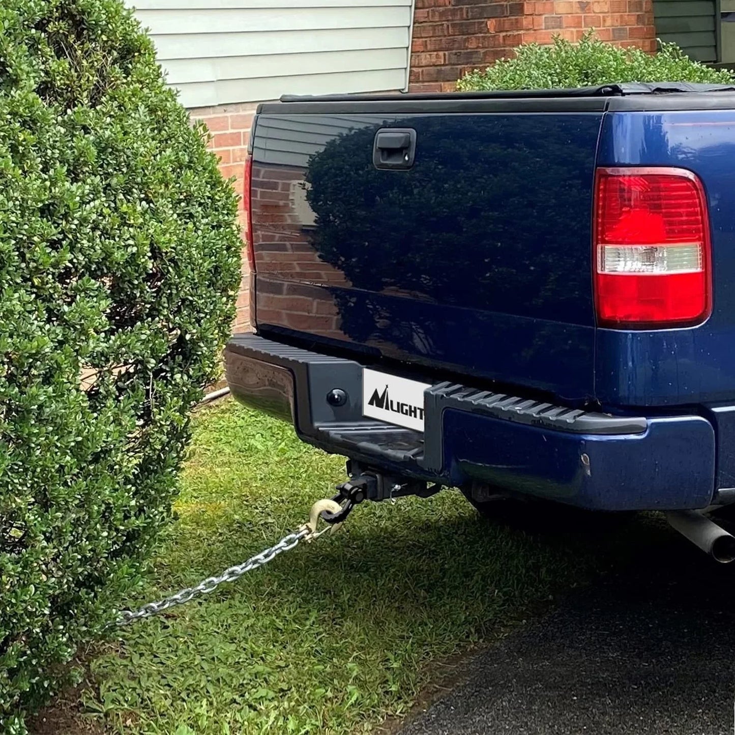 Shackle Hitch Receiver 2Inch 45000 Lbs Breaking Strength 3/4" D Ring Shackle W/Trailer Hitch Pin Heavy Duty Solid Recovery Towing Kit for Trucks Jeeps Off-Road