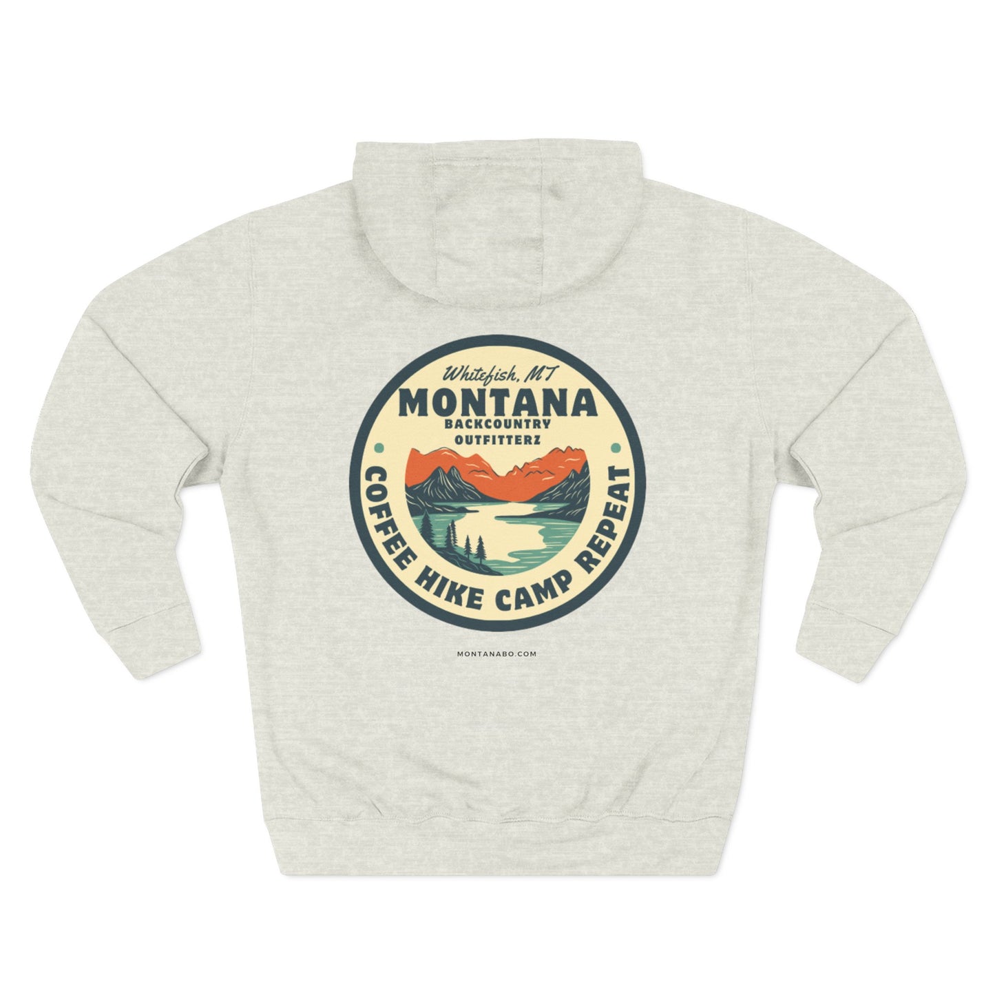 Montana Adventure Fleece Hoodie - Perfect for Outdoor Lovers, Hiking, Camping, Travel, and Casual Wear