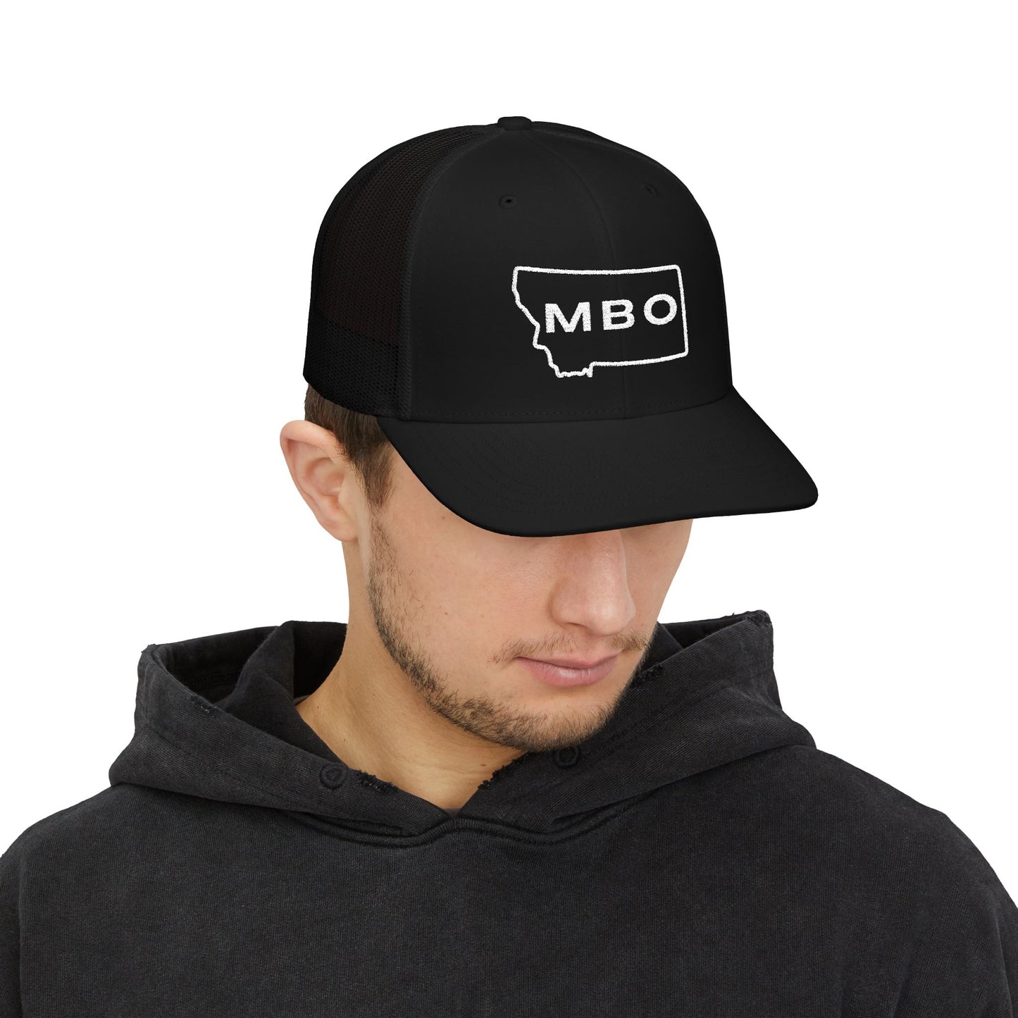 MBO Snapback Trucker Cap, Stylish Hat for Outdoor Adventures, Sports Events, Casual Wear, Perfect Gift for Him/Her