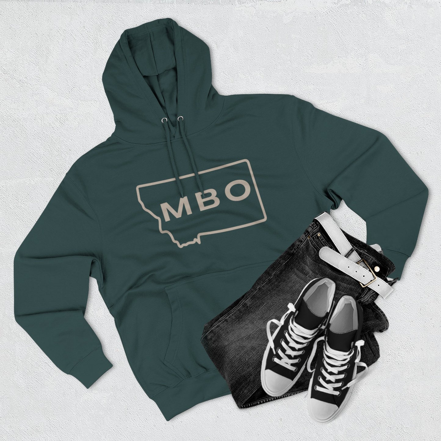 Montana-Themed Fleece Hoodie, Cozy Winter Wear, Outdoor Adventure Sweatshirt, Gift for Nature Lovers, Perfect for Camping & Hiking
