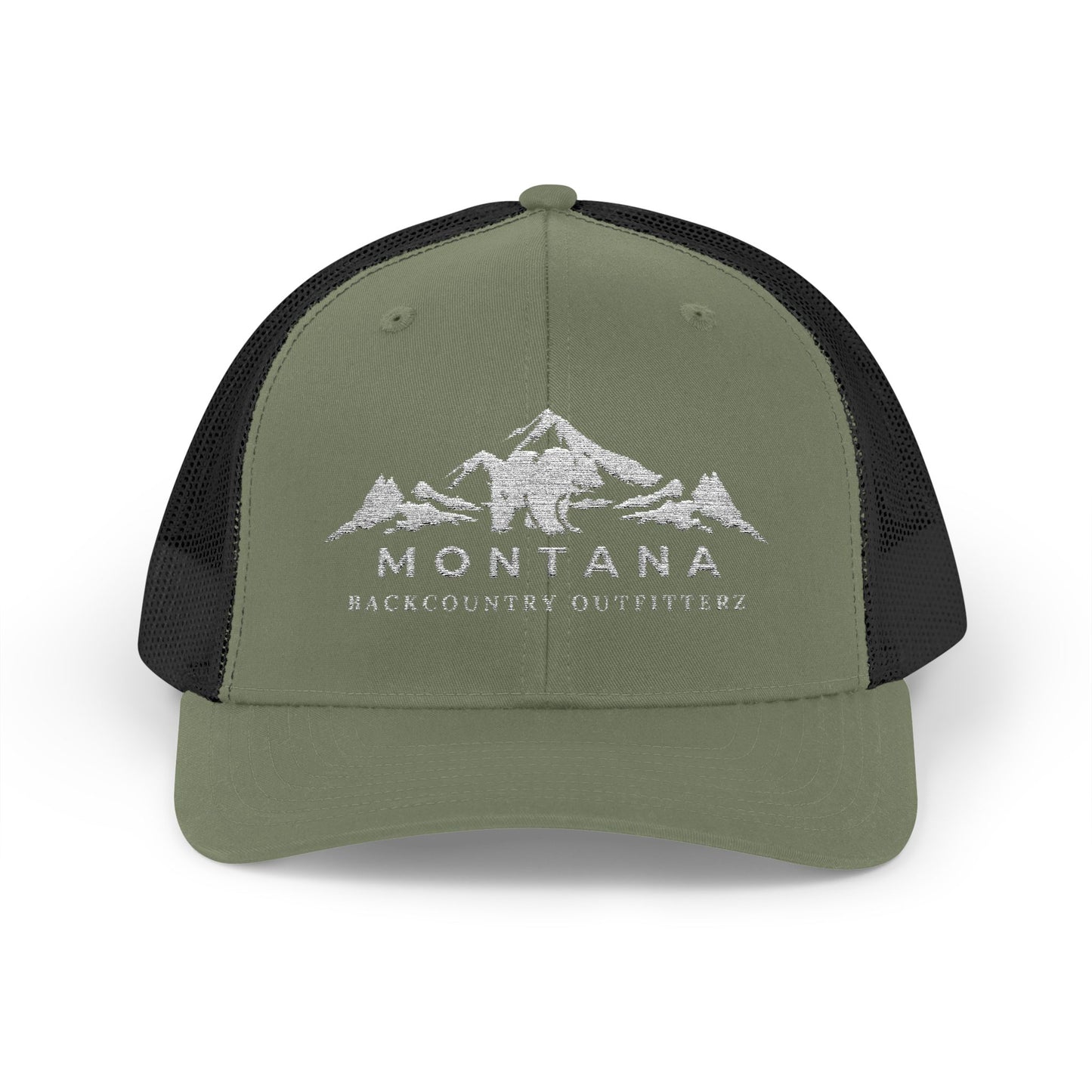 Montana Backcountry Outfitterz- Richardson 112 snap back trucker hat