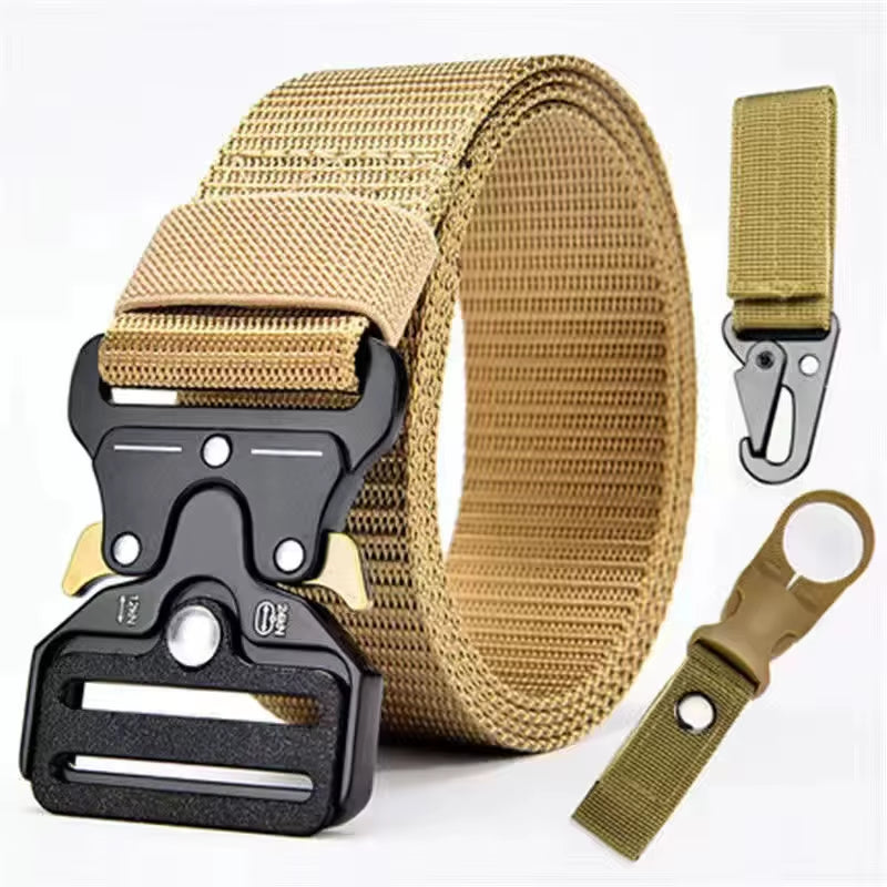 New Outdoor Multi-Function Belt Buckle Hiking Backpack Nylon Hanging Buckle Men'S Tactical Belt Accessories New Keychain