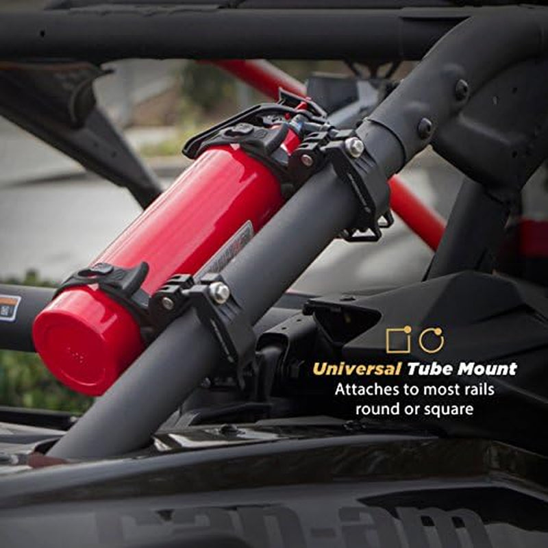 PSM11004 Terraclamp Heavy Duty Fire Extinguisher and Boombottle Universal Vehicle Mount, Large (Pack of 2)