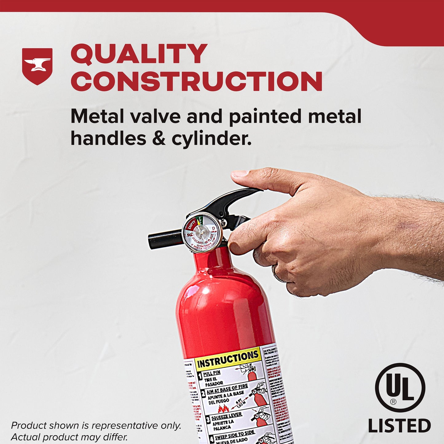 Basic Fire Extinguisher for Home, Residential 1A10BC