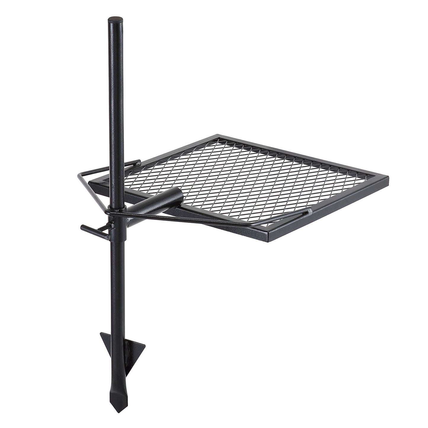 VEVOR Swivel Campfire Grill, Fire Pit Grill Grate over Fire Pits, Heavy Duty Steel Grill Grates, 360Adjustable Open Fire Outdoor Cooking Equipment, Portable Camp Fire Racks for Camping Outdoor BBQ