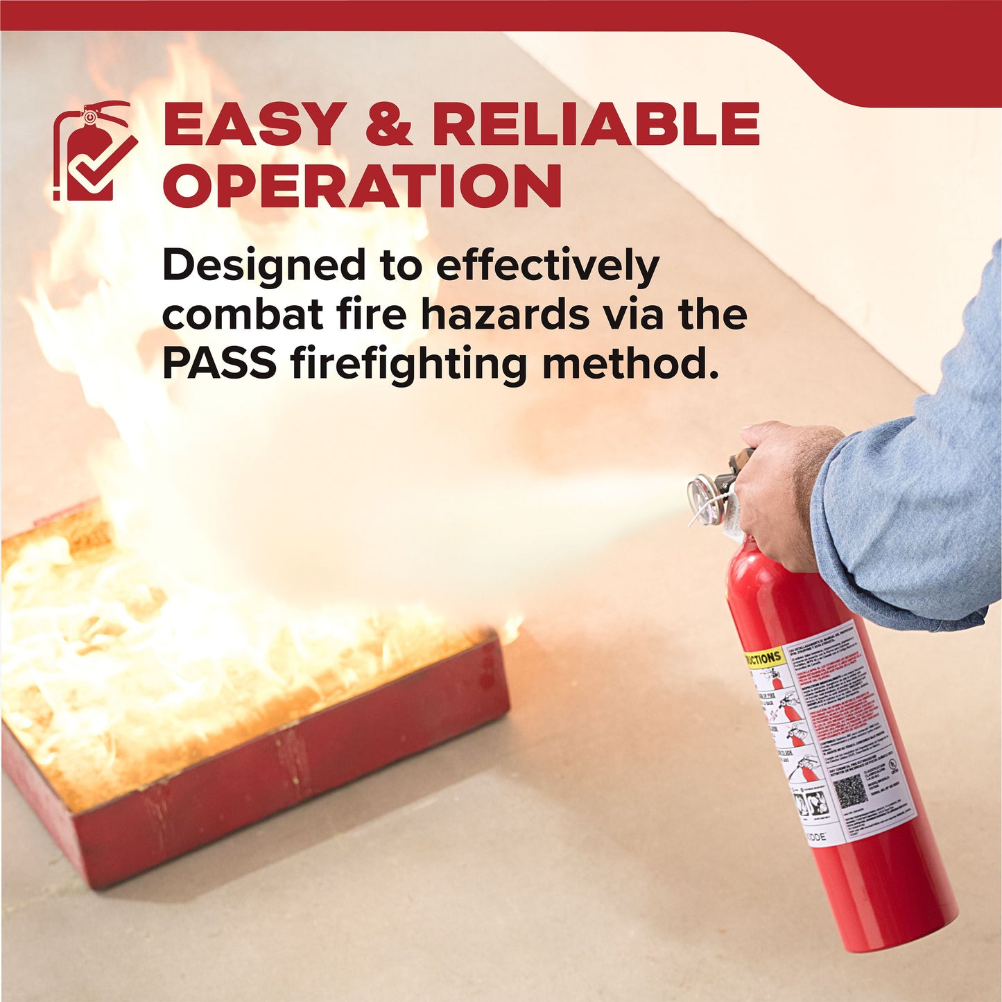 Basic Fire Extinguisher for Home, Residential 1A10BC