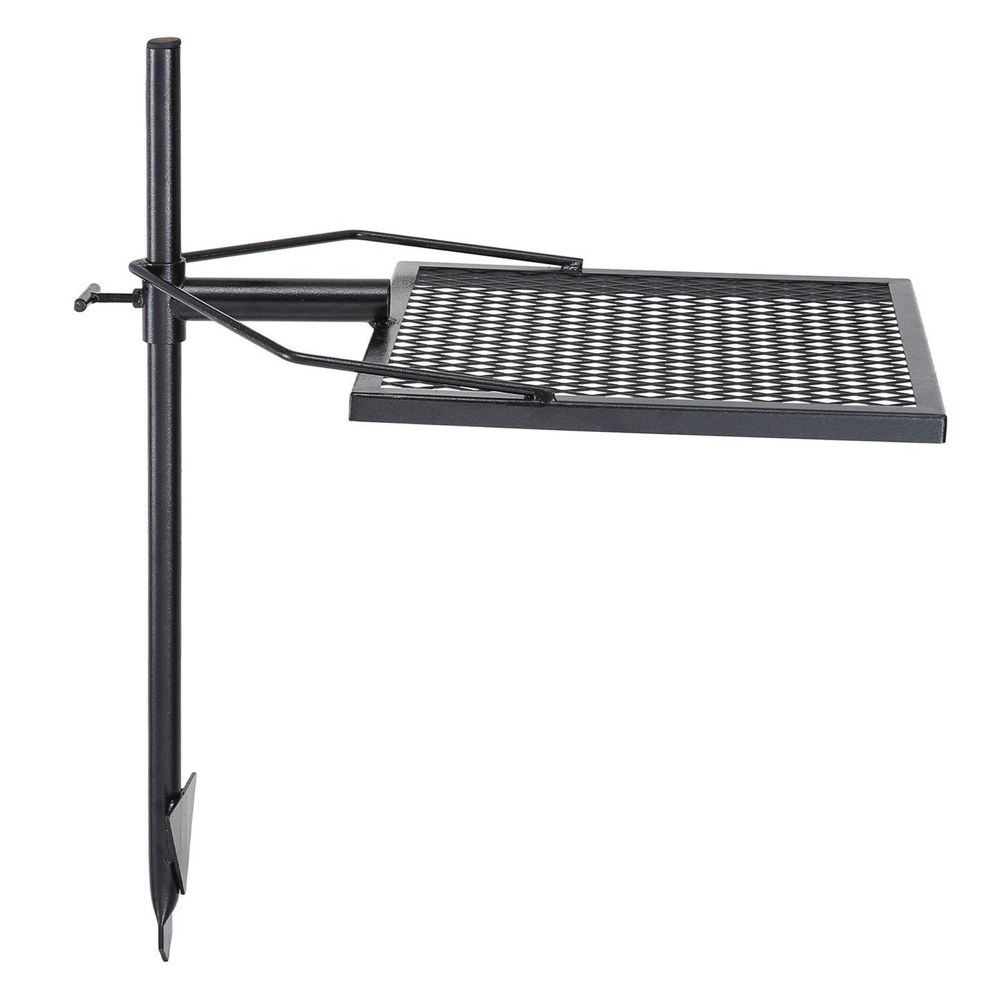 VEVOR Swivel Campfire Grill, Fire Pit Grill Grate over Fire Pits, Heavy Duty Steel Grill Grates, 360Adjustable Open Fire Outdoor Cooking Equipment, Portable Camp Fire Racks for Camping Outdoor BBQ