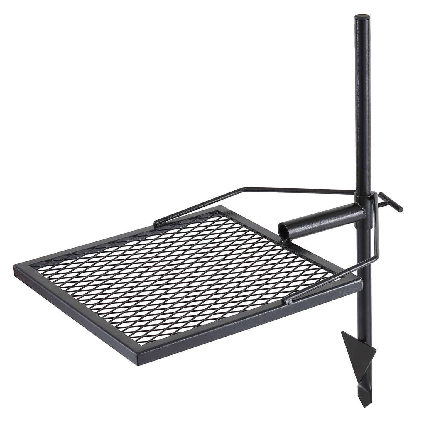 VEVOR Swivel Campfire Grill, Fire Pit Grill Grate over Fire Pits, Heavy Duty Steel Grill Grates, 360Adjustable Open Fire Outdoor Cooking Equipment, Portable Camp Fire Racks for Camping Outdoor BBQ