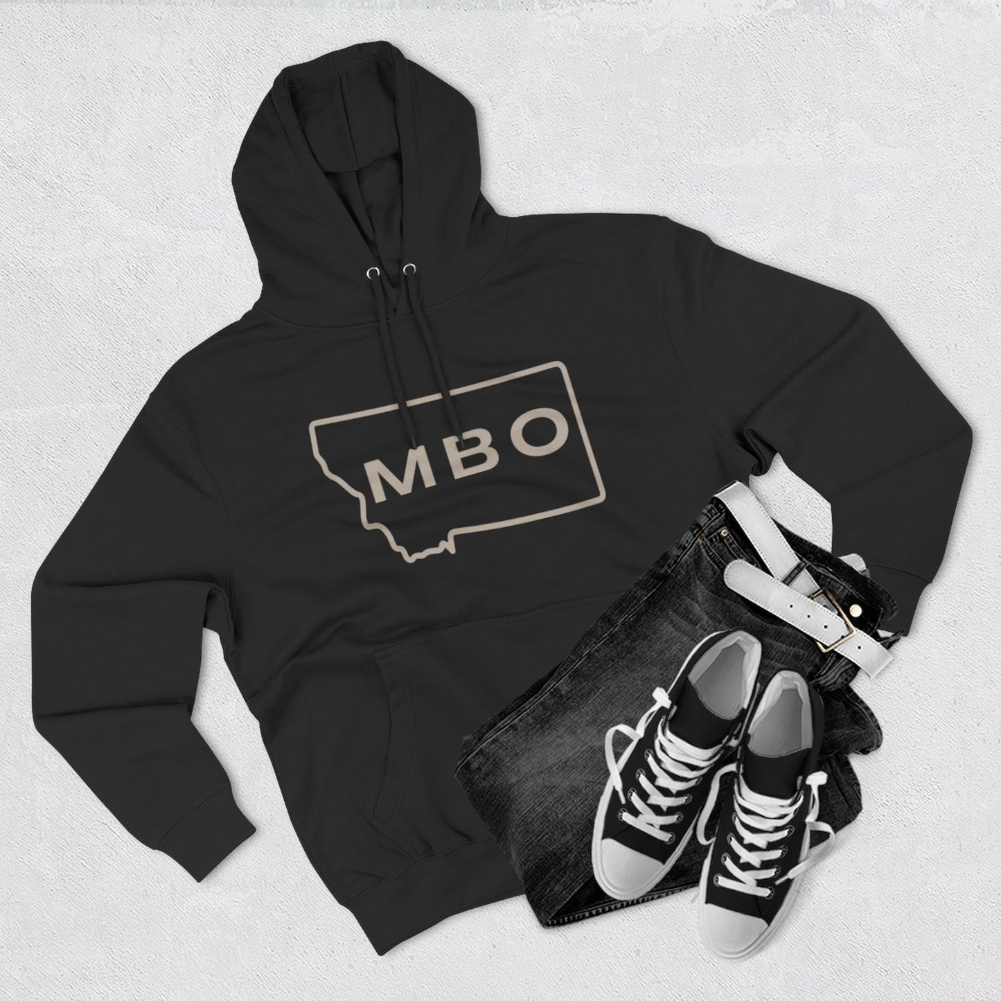 Montana-Themed Fleece Hoodie, Cozy Winter Wear, Outdoor Adventure Sweatshirt, Gift for Nature Lovers, Perfect for Camping & Hiking