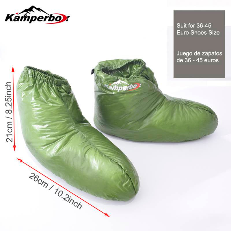 Kamperbox down Socks Camping down Boots Sleeping Bags Camping down Socks