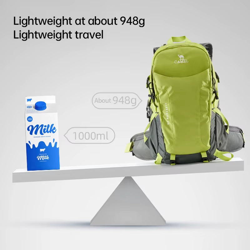 GOLDEN  36L Outdoor Hiking Backpack Mountaineering Bag for Men Women Sports Trekking Backpack Light Travel Camping Rucksack
