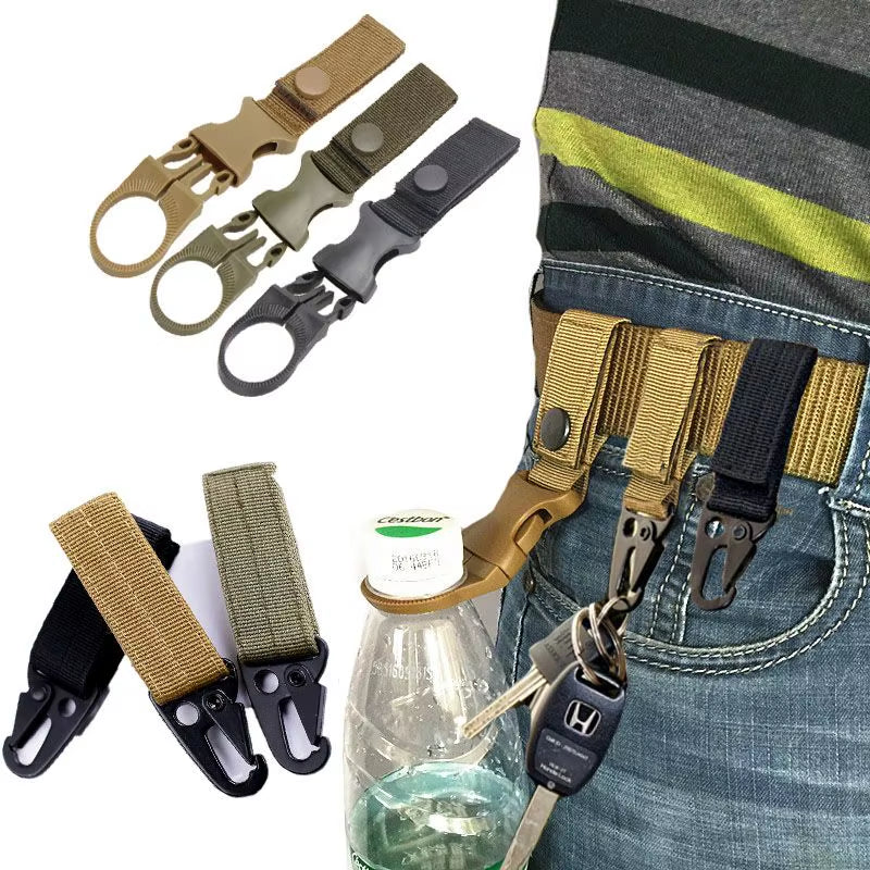New Outdoor Multi-Function Belt Buckle Hiking Backpack Nylon Hanging Buckle Men'S Tactical Belt Accessories New Keychain