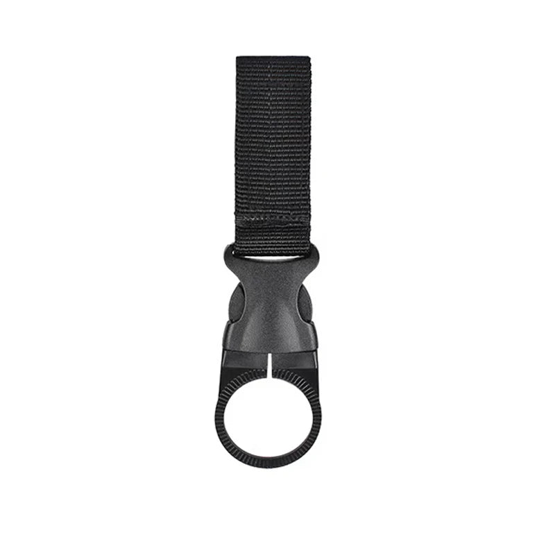 Outdoor Water Kettle Hanger Holder Clip Bottle Buckle Portable Backpack Camping Hiking Military Nylon Webbing Buckle Strap