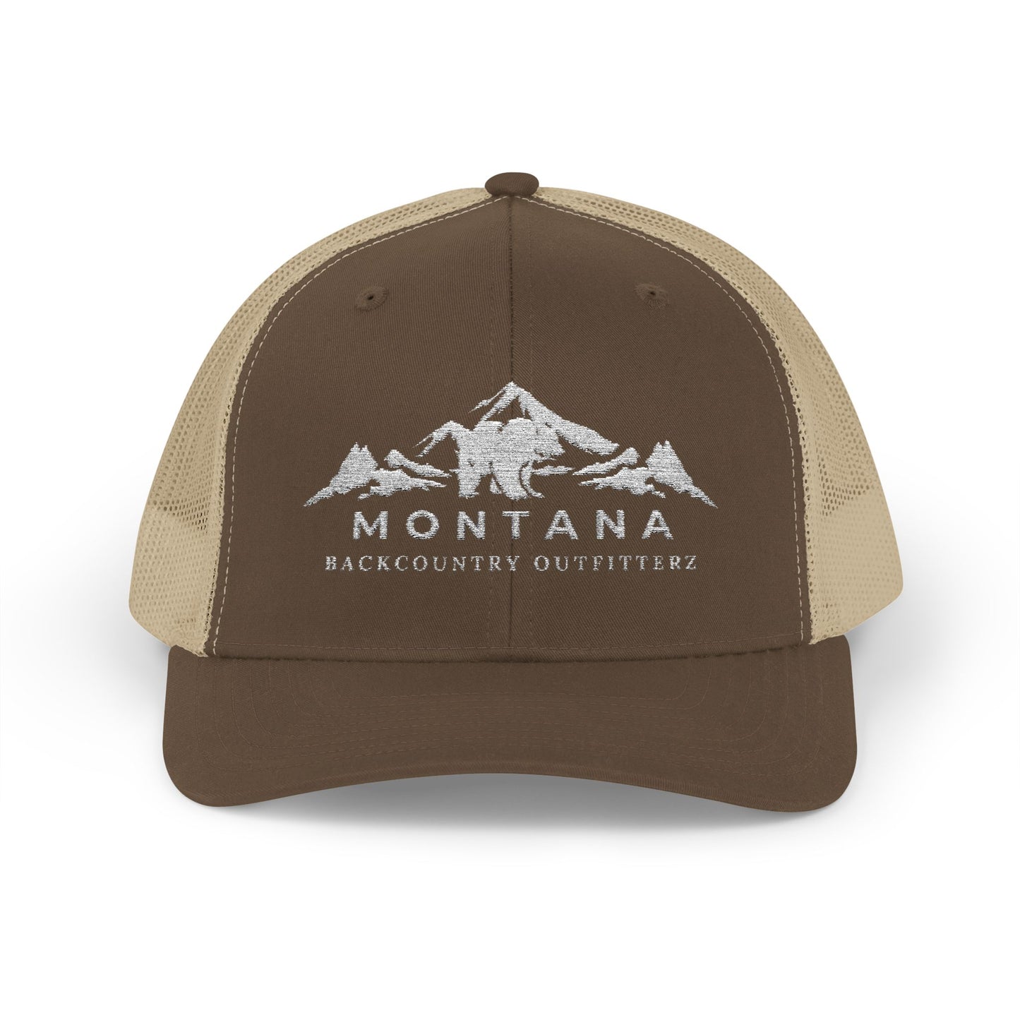Montana Backcountry Outfitterz- Richardson 112 snap back trucker hat
