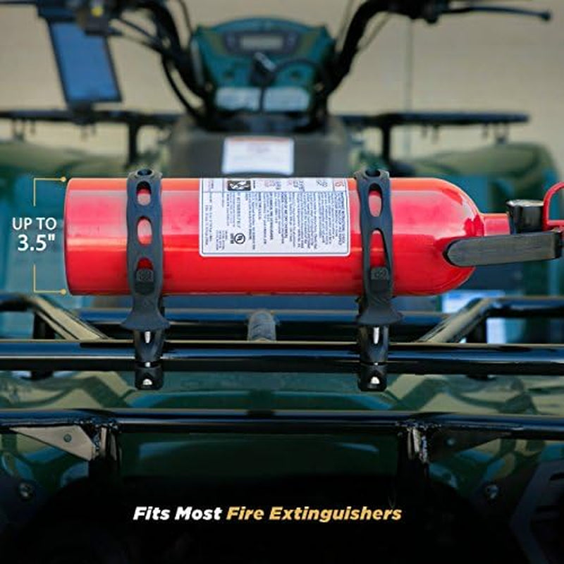 PSM11004 Terraclamp Heavy Duty Fire Extinguisher and Boombottle Universal Vehicle Mount, Large (Pack of 2)