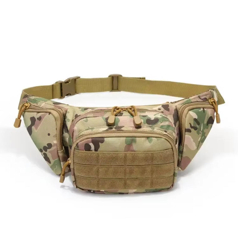 Hunting Waist Bag Men'S Tactical Fanny Pack Water-Proof Molle Hiking Climbing Mobile Phone Belt Pack Outdoor Sport Combat Bags