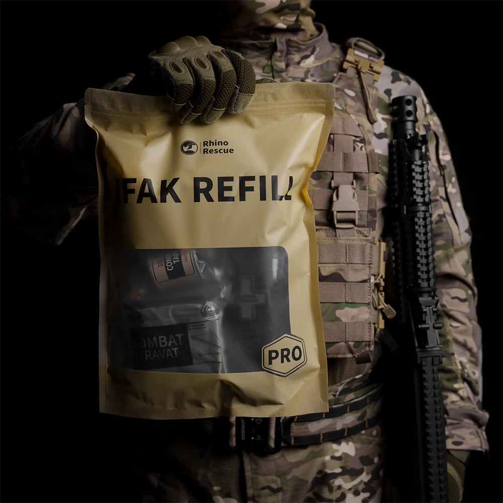 Trauma Kit,Combat Survival Gear Medical Kit,Tactical for Emergency First Aid, IFAK Refill Supplies