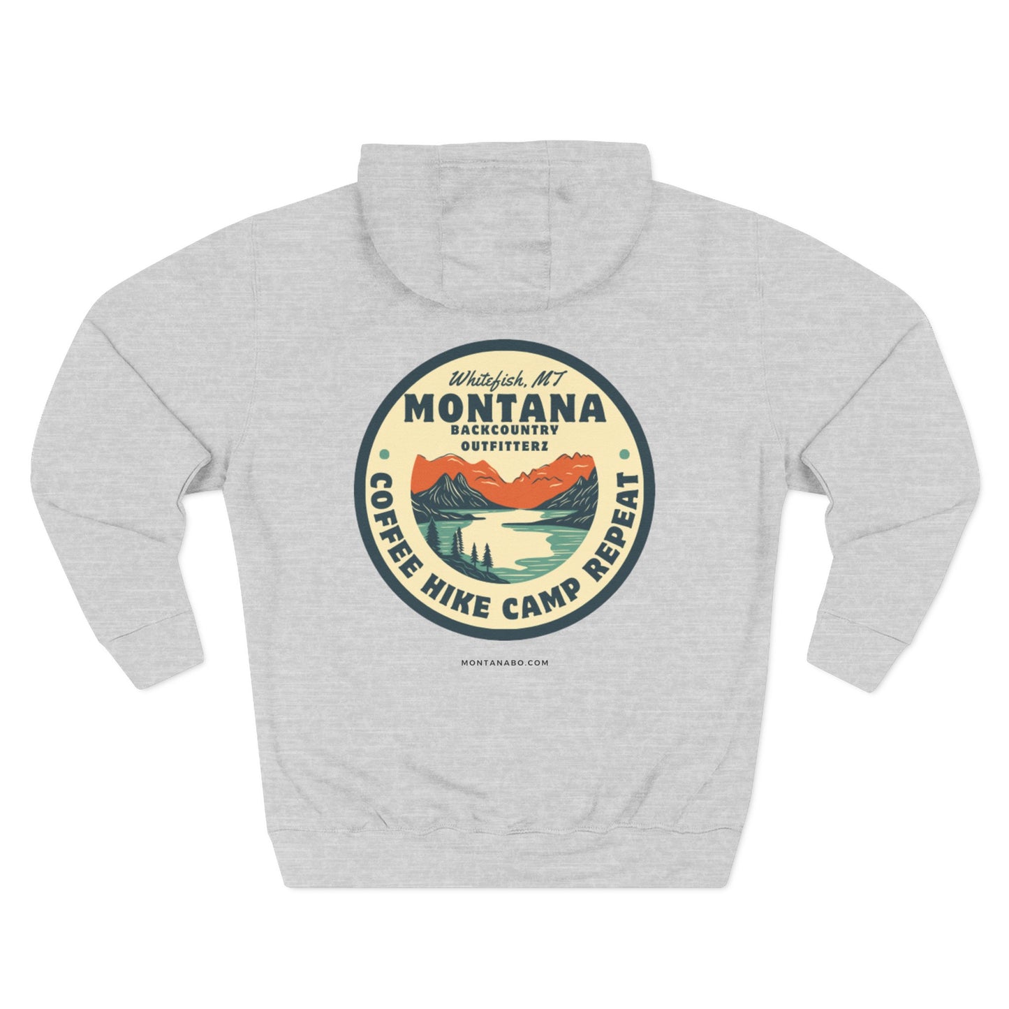 Montana Adventure Fleece Hoodie - Perfect for Outdoor Lovers, Hiking, Camping, Travel, and Casual Wear