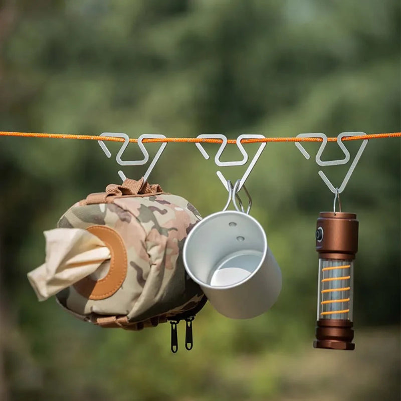 Camping Circular Hook Ultralight Hiking Supplies Stainless Buckle Multifunctional Travel Equipment Strongly Bearing Hook