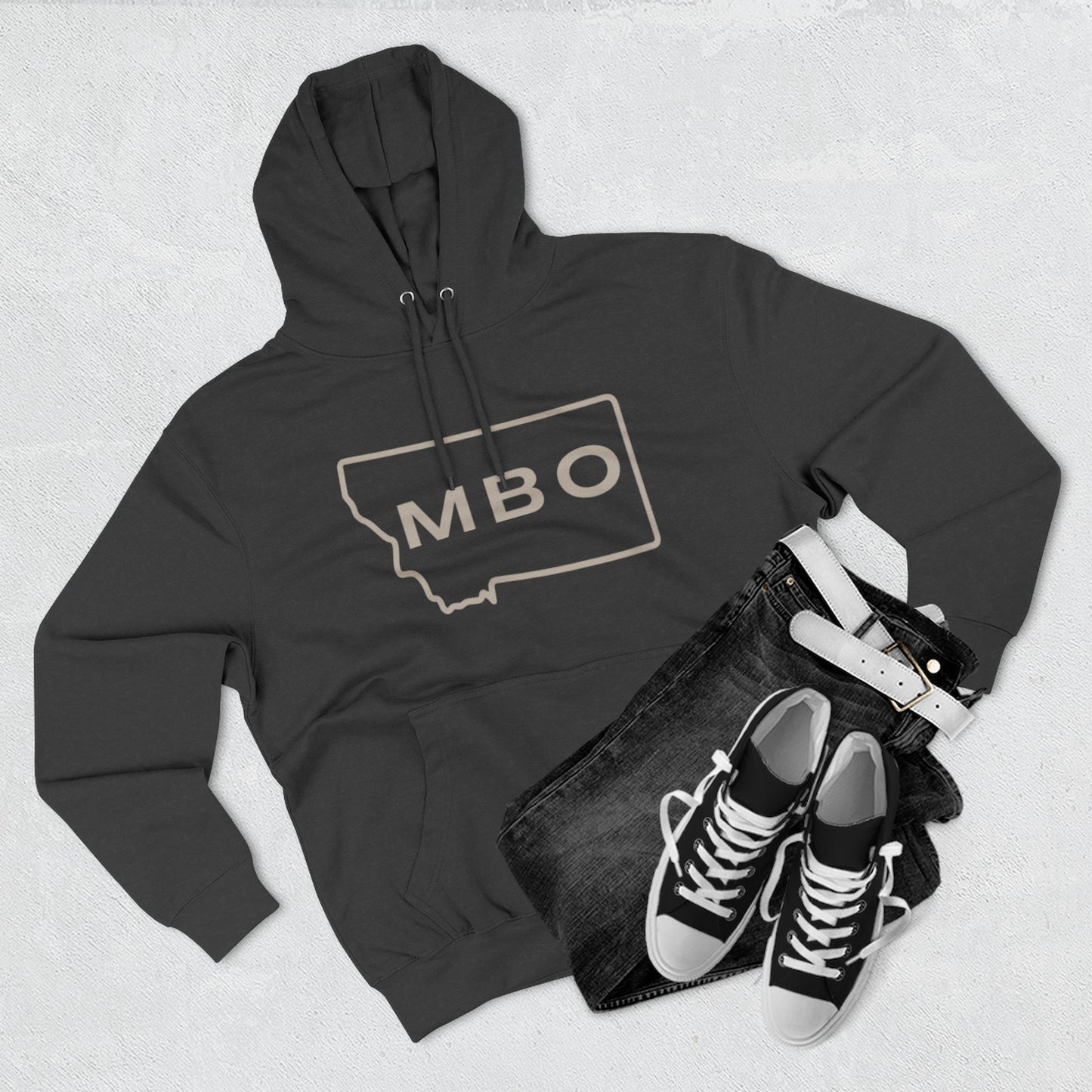 Montana-Themed Fleece Hoodie, Cozy Winter Wear, Outdoor Adventure Sweatshirt, Gift for Nature Lovers, Perfect for Camping & Hiking