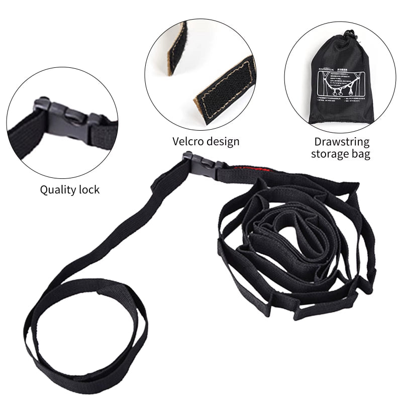 1.8/5M Outdoor Hanging Rope Portable Lanyard Canopy Hanger Camping Campsite Storage Strap Backpacking Hiking Tent Accessories