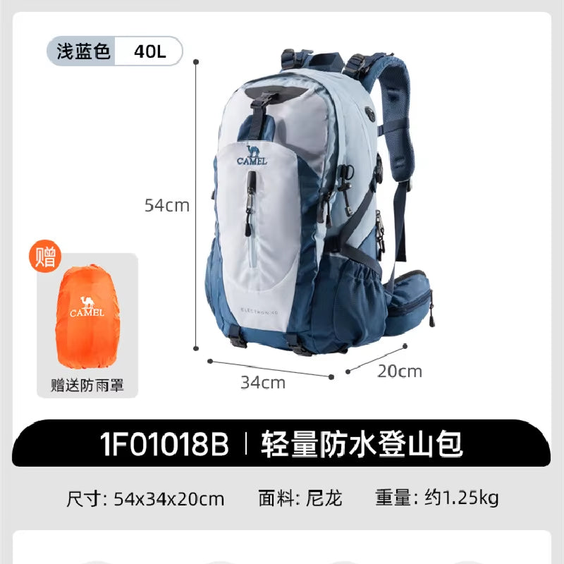GOLDEN  36L Outdoor Hiking Backpack Mountaineering Bag for Men Women Sports Trekking Backpack Light Travel Camping Rucksack