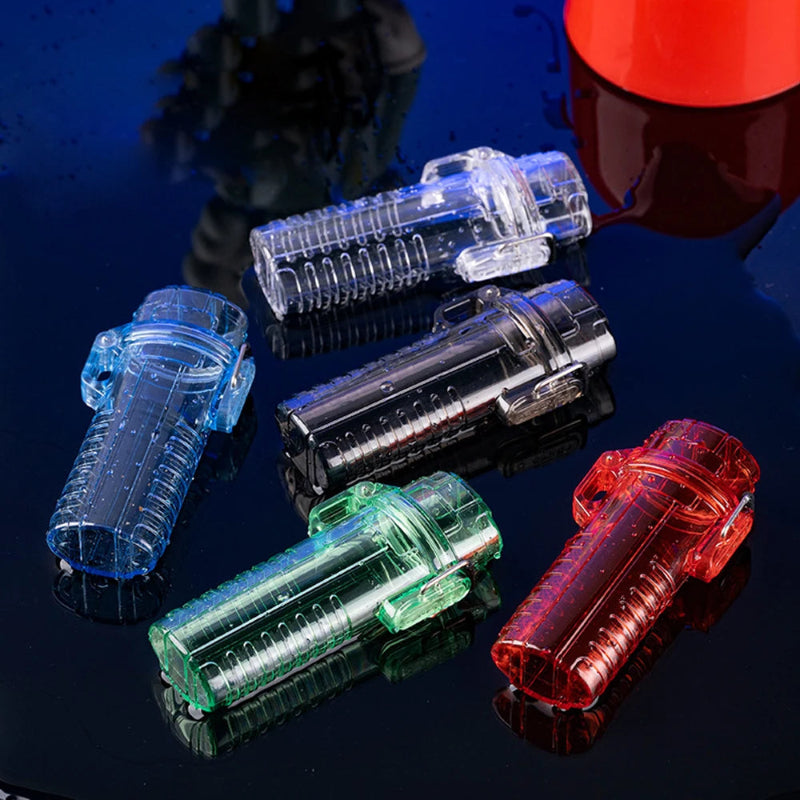 Multifunctional Waterproof Cigarettes Case Transparent Waterproof Cigarette Case Waterproof Lighter Case Smoker Accessories