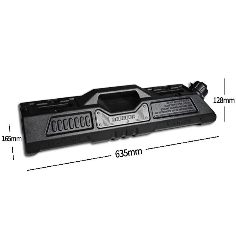 Car 6.5L Portable Fuel Tank Emergency Backup Fuel Container for Off-Road Vehicles Motorcycles SUV RV Kerosene Can Water Tank