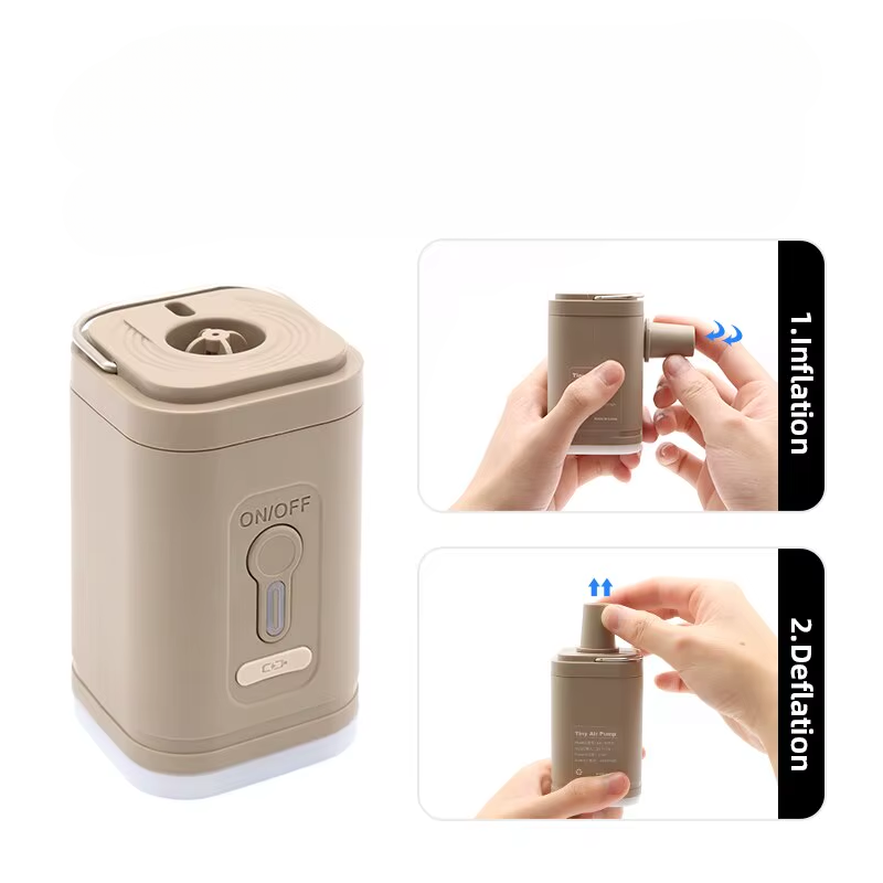 Electric Air Pump Portable Wireless Air Compressor Inflator/Deflator Pumps for Inflatable Cushions Air Beds Boat Swimming Ring