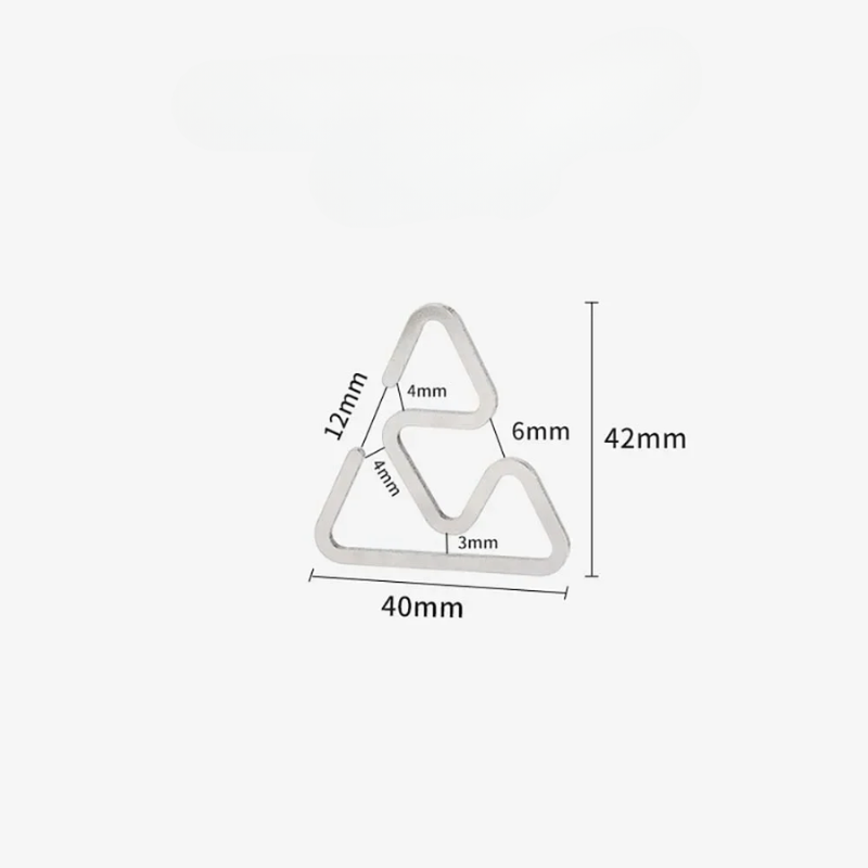 Camping Circular Hook Ultralight Hiking Supplies Stainless Buckle Multifunctional Travel Equipment Strongly Bearing Hook