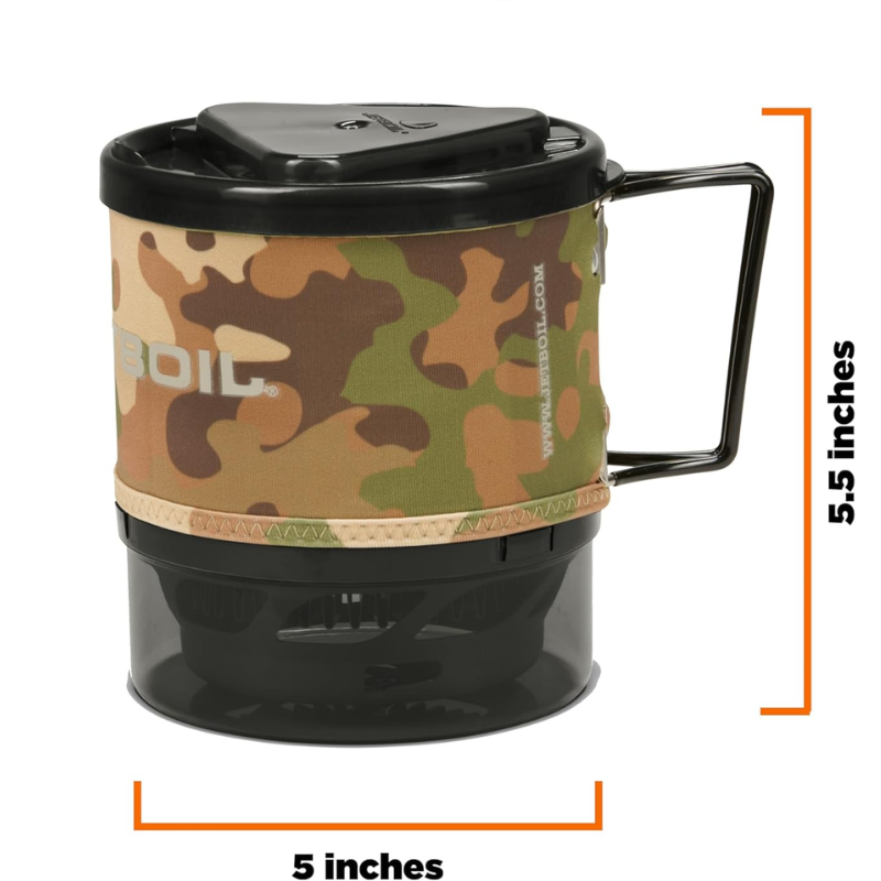 Minimo Camping and Backpacking Stove Cooking System with Adjustable Heat Control