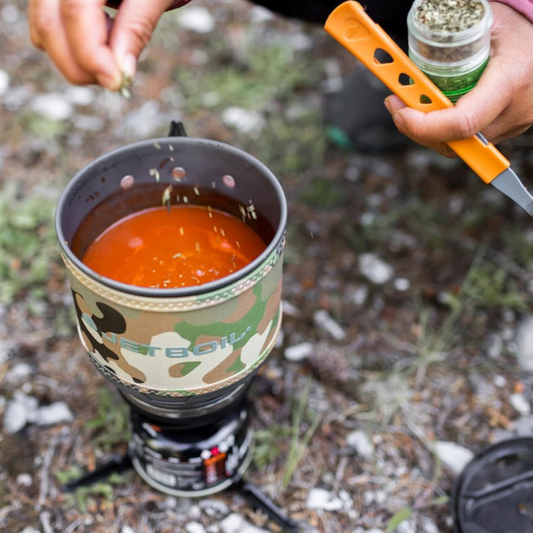 Minimo Camping and Backpacking Stove Cooking System with Adjustable Heat Control