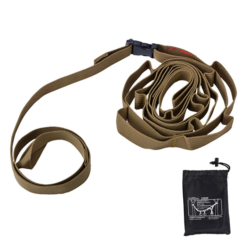 1.8/5M Outdoor Hanging Rope Portable Lanyard Canopy Hanger Camping Campsite Storage Strap Backpacking Hiking Tent Accessories