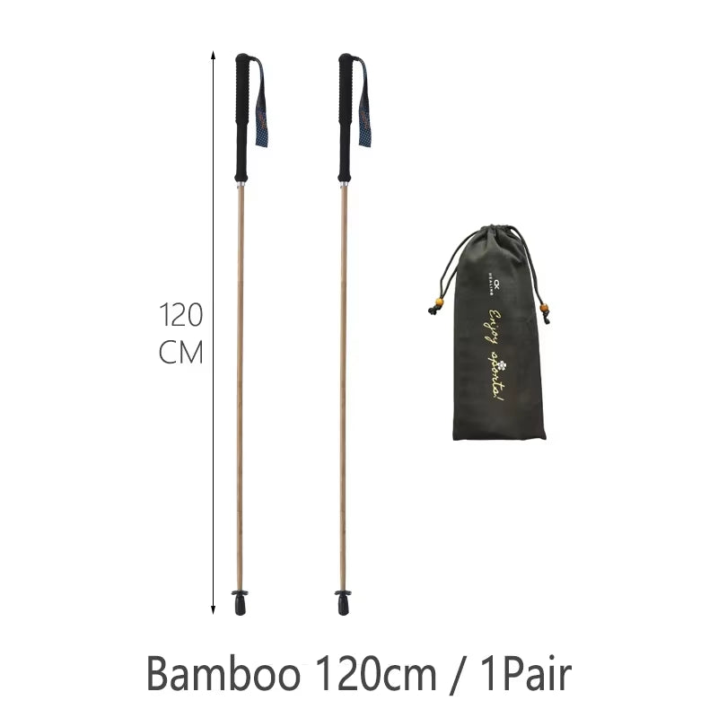 HEALING Ultra Light Trekking Pole Carbon Folding Hiking Stick Collapsible Hiking Poles Trekking Stick Walking Poles Walk