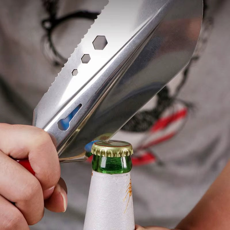 Multifunctional Portable Outdoor Shovel for Survival, Camping, Hiking, and Gardening
