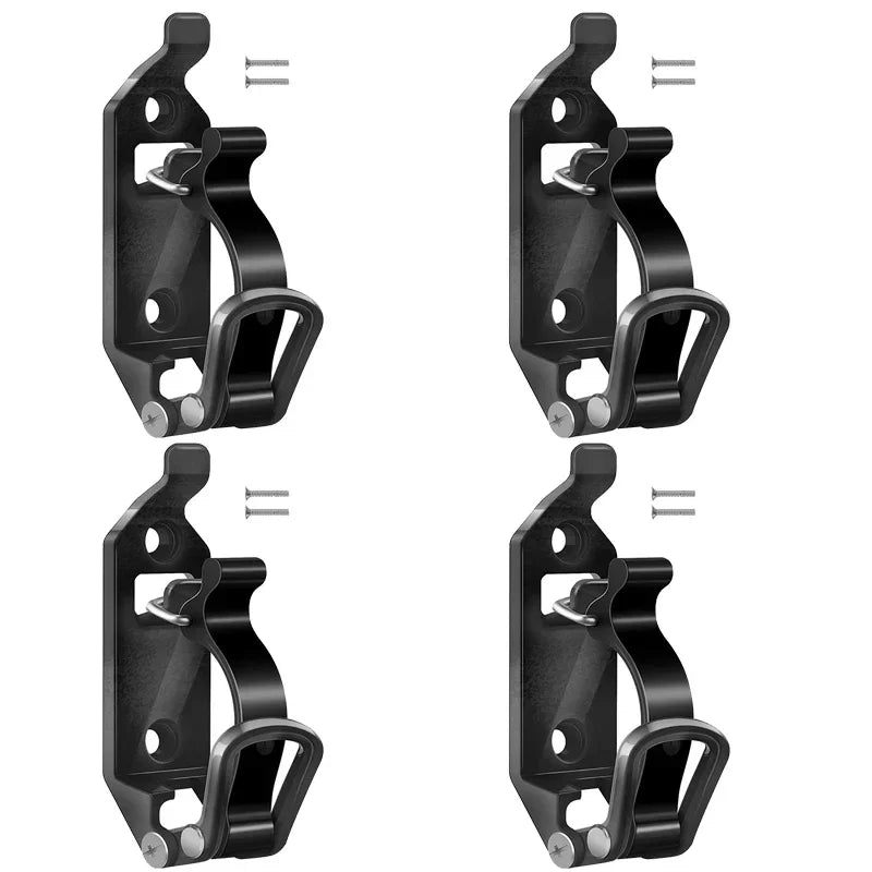 2-4PCS Tool Fixing Bracket Wall Mounting Bracket Shovel Ax Quick Release Clamp Shovel Bracket Car RV Boat Home Accessories