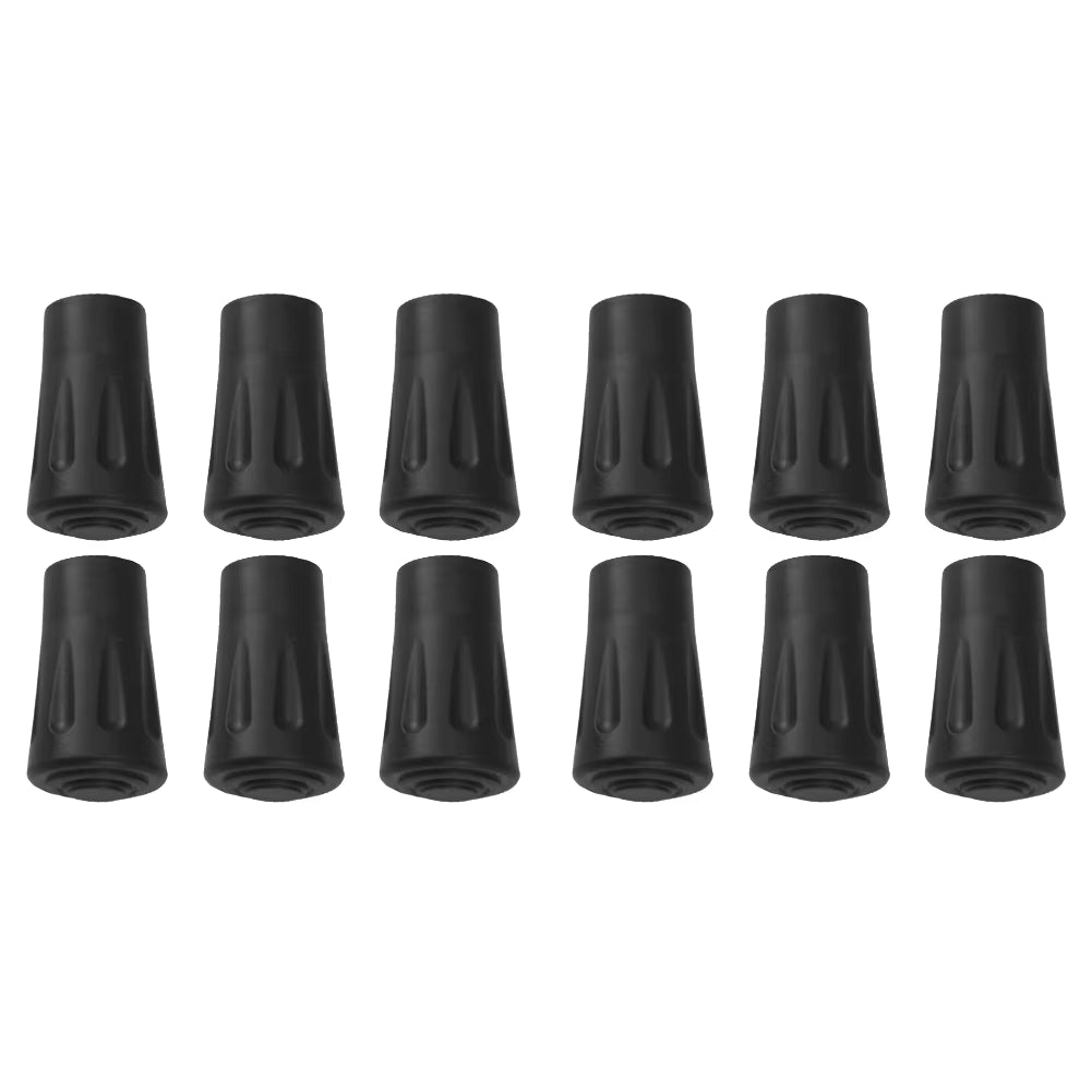 6/12Pcs Non-Slip Trekking Sticks Protector Cap Tip Walking Stick Bottom Pads Cover Buffer Lightweight for Climbing Hiking