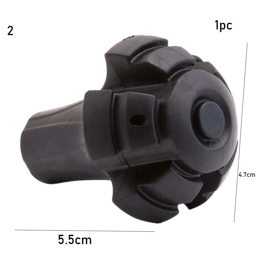 2021 Hot Sales 1 Pcs New Black Nordic Walking Poles Trek Pole Nordic Style Crutch 9 Styles Walking Stick Hiking Accessories