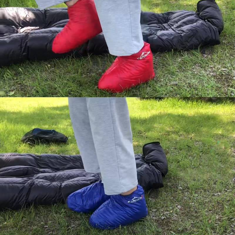 Kamperbox down Socks Camping down Boots Sleeping Bags Camping down Socks