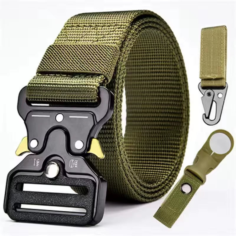 New Outdoor Multi-Function Belt Buckle Hiking Backpack Nylon Hanging Buckle Men'S Tactical Belt Accessories New Keychain