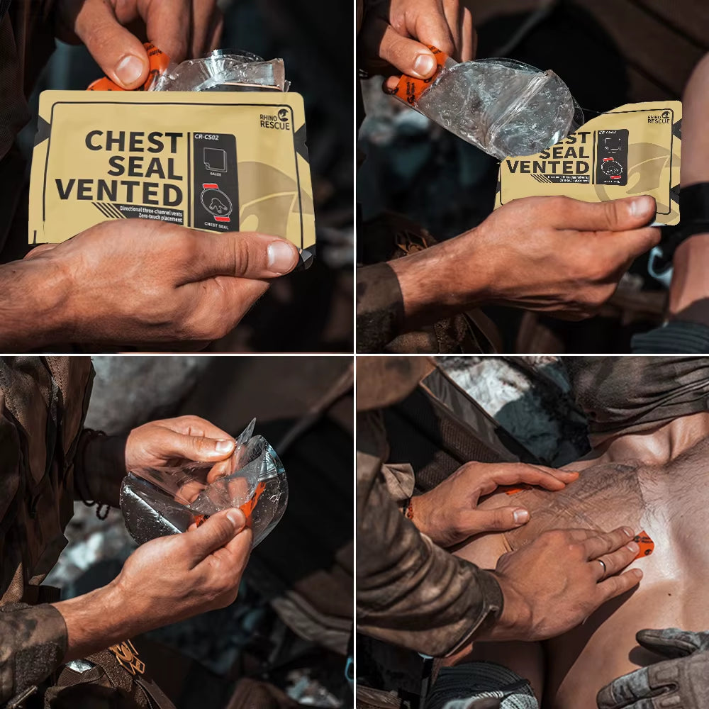 Trauma Kit,Combat Survival Gear Medical Kit,Tactical for Emergency First Aid, IFAK Refill Supplies