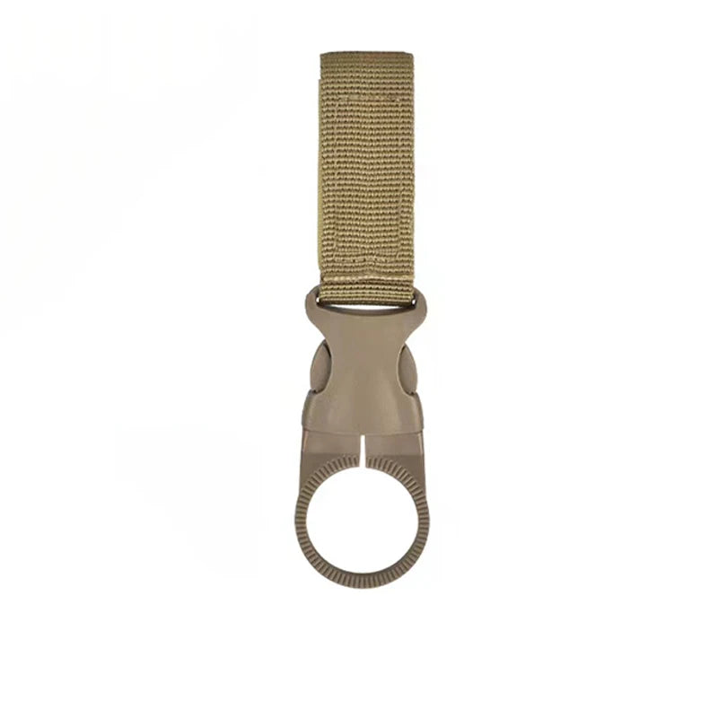 Outdoor Water Kettle Hanger Holder Clip Bottle Buckle Portable Backpack Camping Hiking Military Nylon Webbing Buckle Strap
