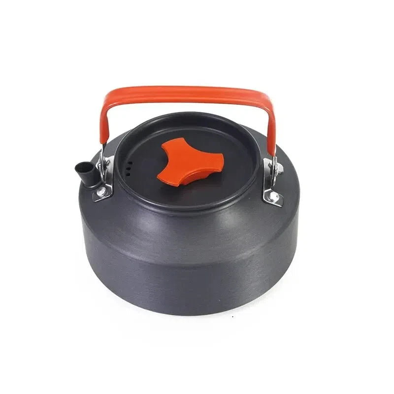 Y1 Kettle Camping Cooker 1.1L Teapot Coffee Pot Picnic Teapot Portable Tea Brewing Camping Tea Stove Camping Outdoor Cookware