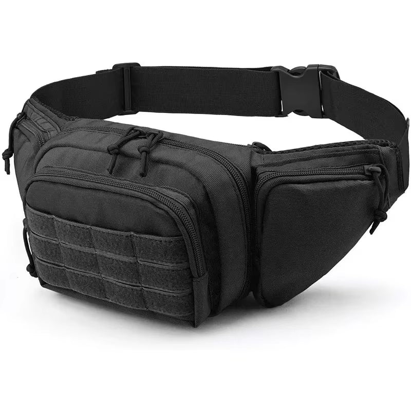 Hunting Waist Bag Men'S Tactical Fanny Pack Water-Proof Molle Hiking Climbing Mobile Phone Belt Pack Outdoor Sport Combat Bags