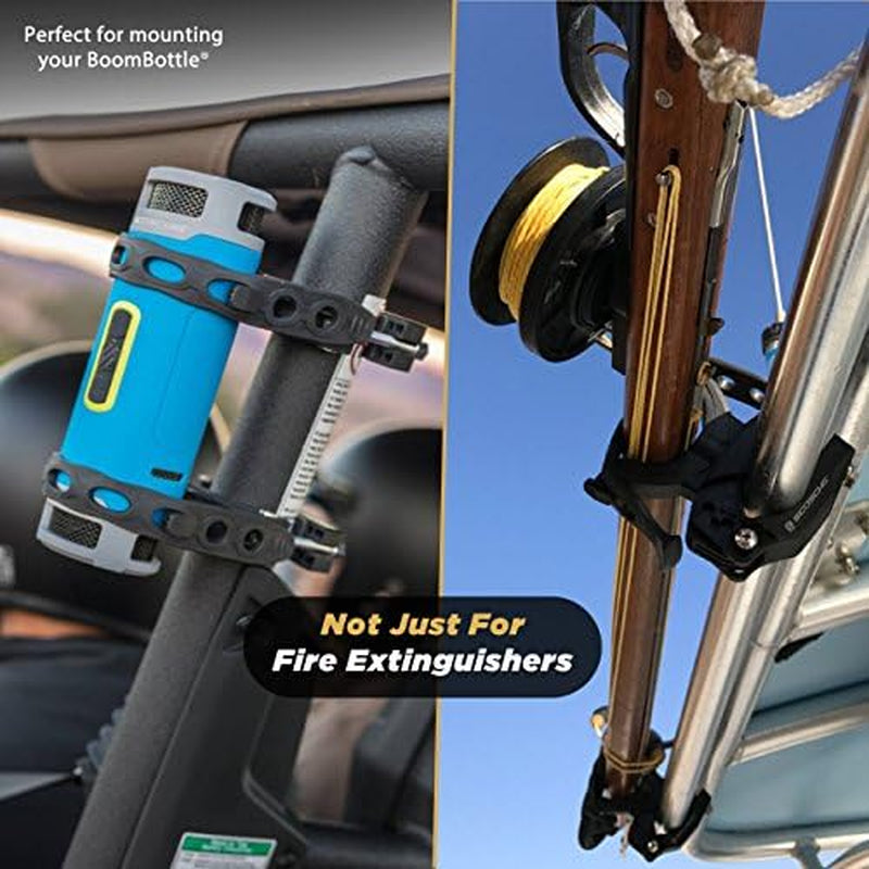 PSM11004 Terraclamp Heavy Duty Fire Extinguisher and Boombottle Universal Vehicle Mount, Large (Pack of 2)