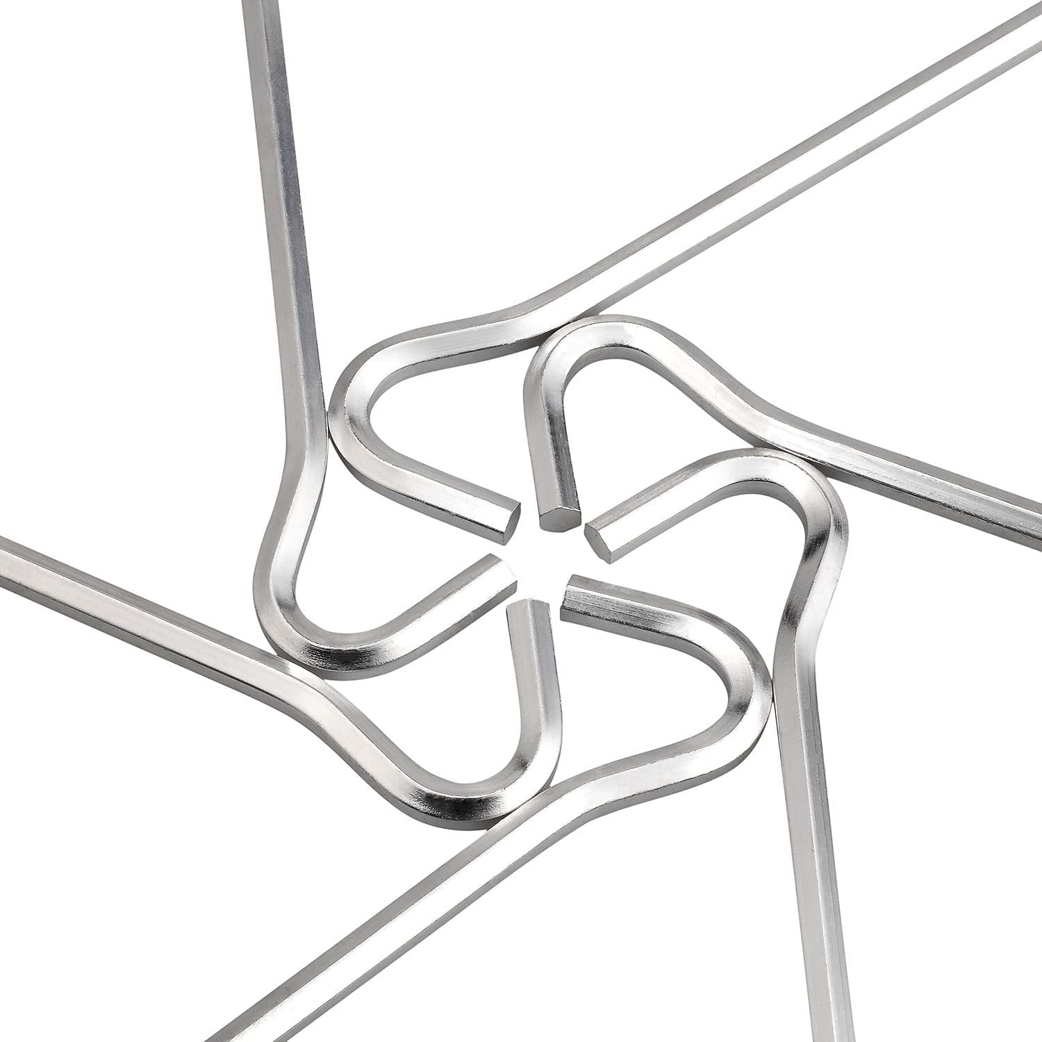 Tent Pegs - Aluminium Tent Stakes Pegs with Hook - 7’’ Hexagon Rod Stakes Nail Spike Garden Stakes Camping Pegs for Pitching Camping Tent, Canopies