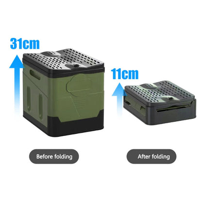 1-5Rolls Degradable Garbage Bags Outdoor Folding Toilet Garbage Bag Environmentally Friendly Biodegradable Camping Travel Suppli