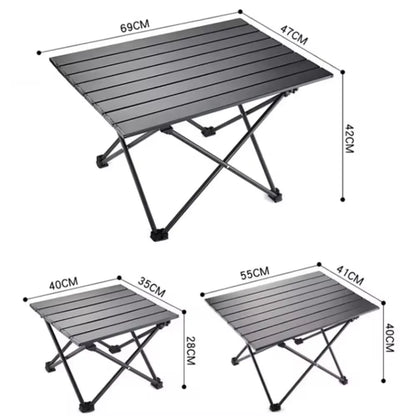 Folding Camping Table, Modern Chicken Rolls Design, Picnic Table, Hiking Backpack Storage, Outdoor Furniture, Folding Table